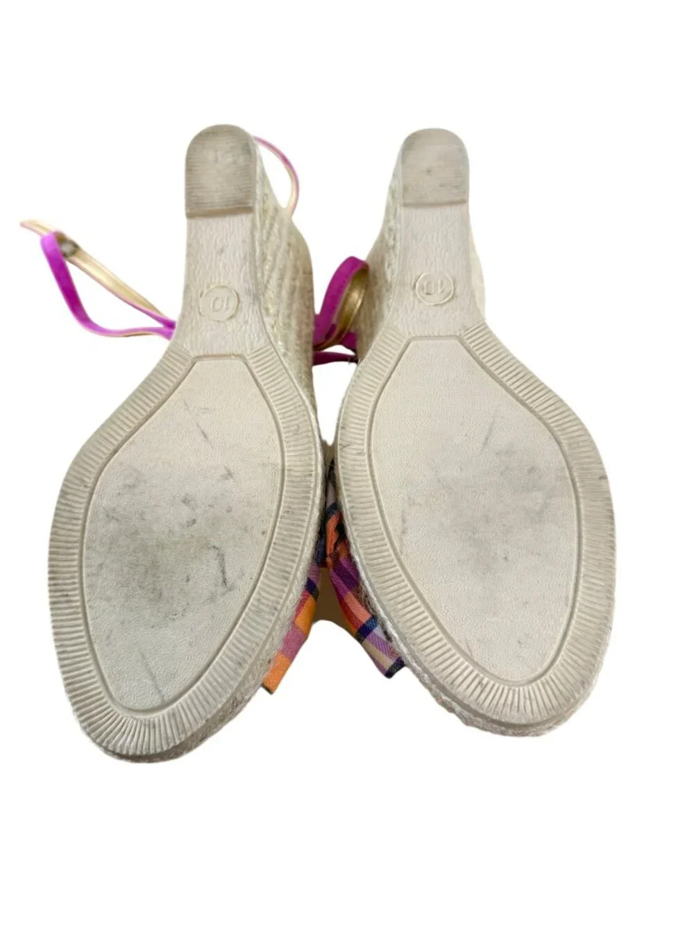 J.Crew Espadrille Wedge Sandals Plaid Madras (10)